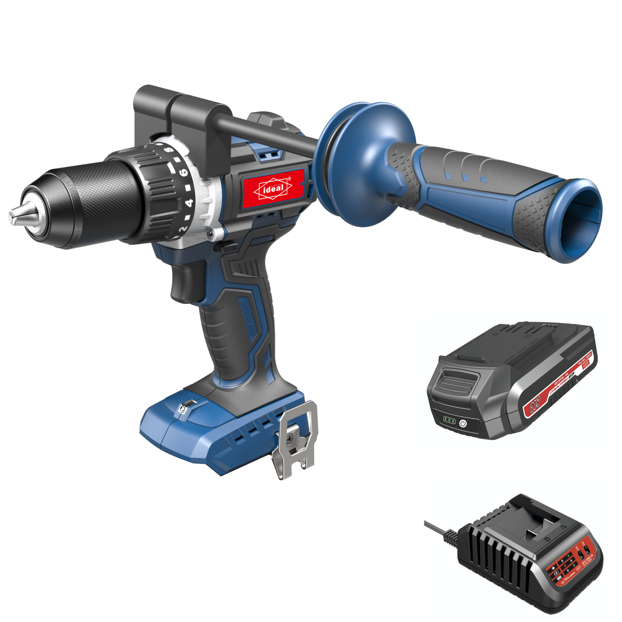 IDU ED-B85  - BRUSHLESS HIGH TORQUE CORDLESS DRILL MACHINE KIT